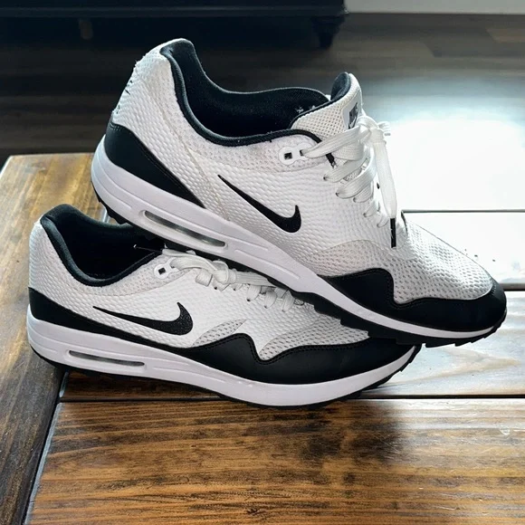 Nike Air Max 1 Golf Sz. 12 - White and Black - Picture 3 of 7